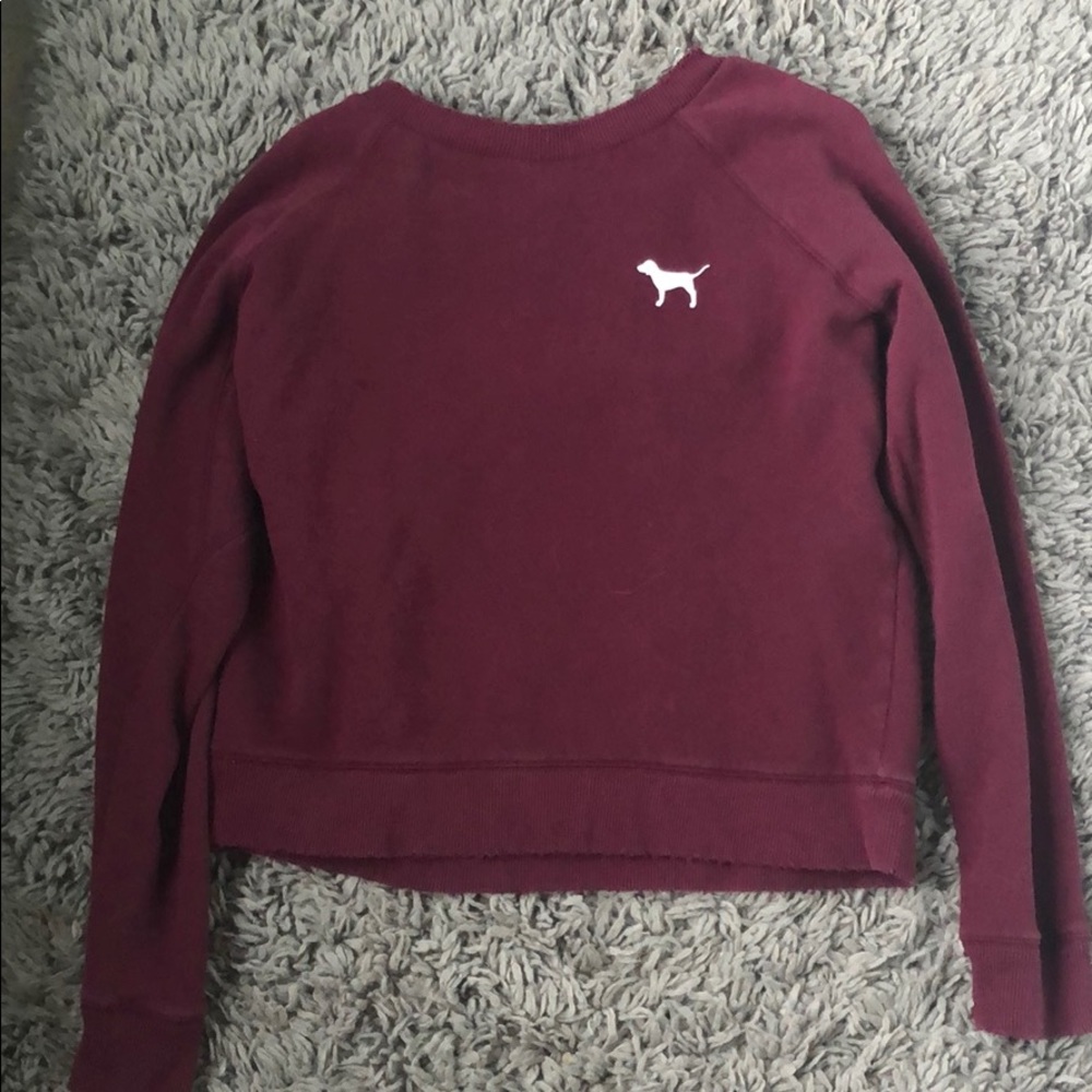 vs pink sweatshirt (sold on curtsy) - Picture 1 of 3